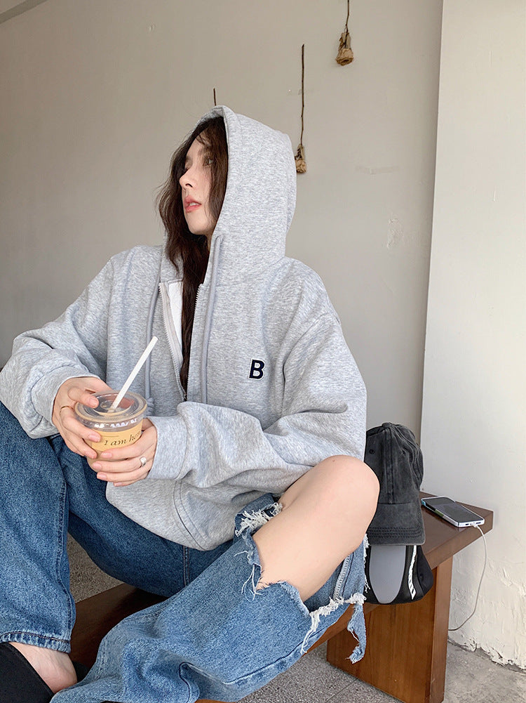 【送料無料】デザイン ロゴパーカー 4カラー 韓国ストリート 韓国カジュアル 韓国ガーリー mry000534