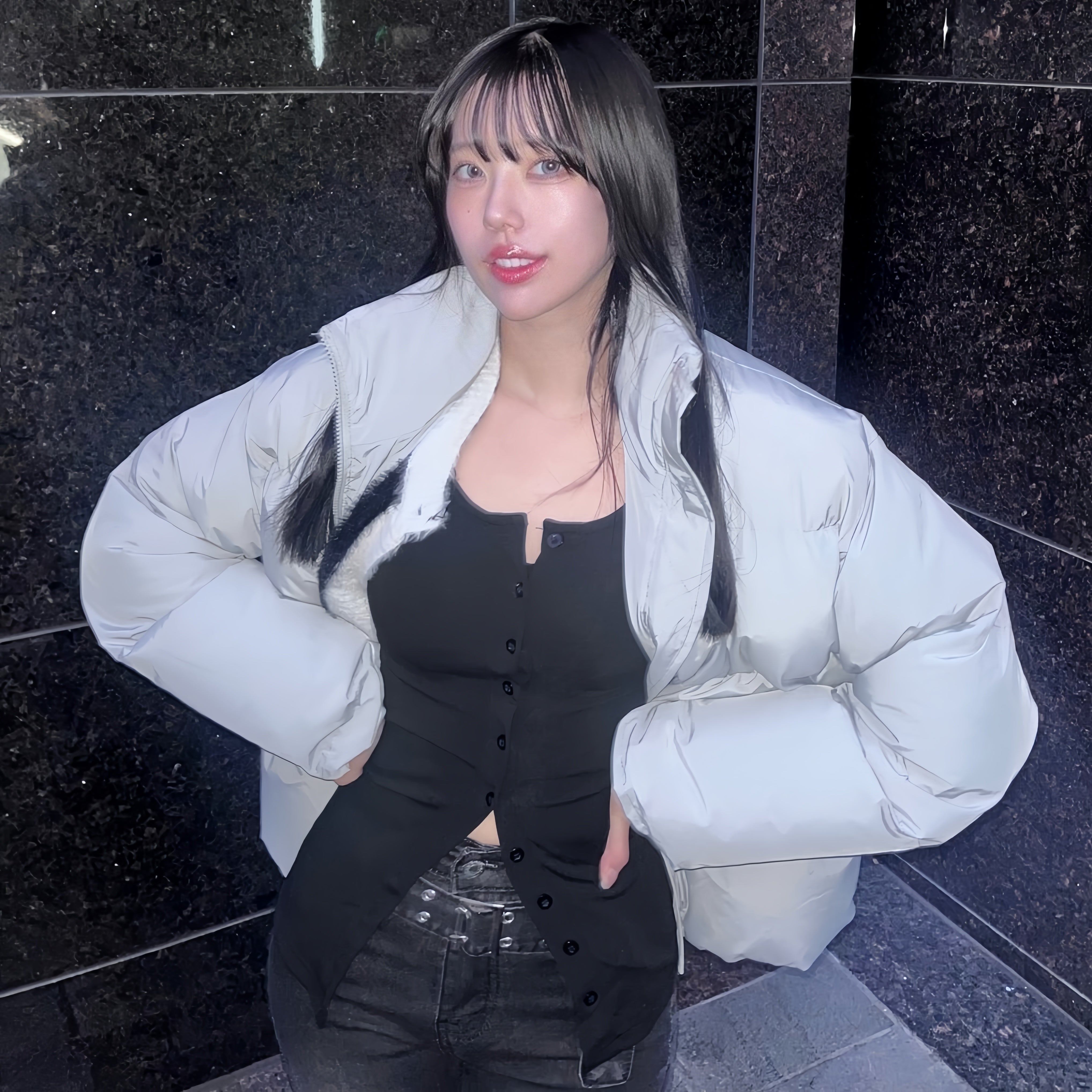 【Black Mamba】人気再入荷 殿堂入り 2カラー展開 トレンド シンプル ダウンジャケット mry001456