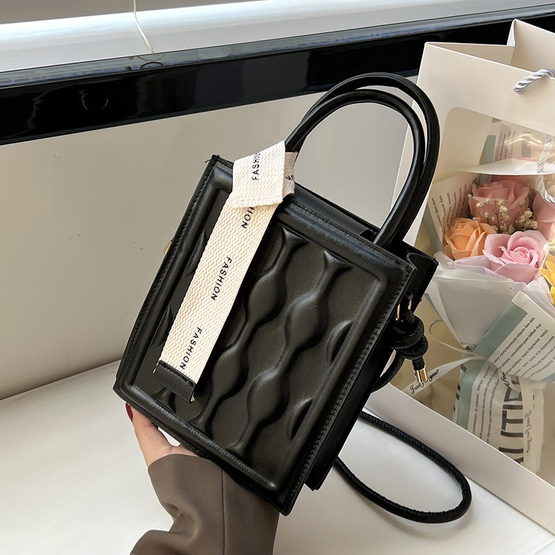 ウェーブデザイン 2way スクエアショルダーバッグ mry000192