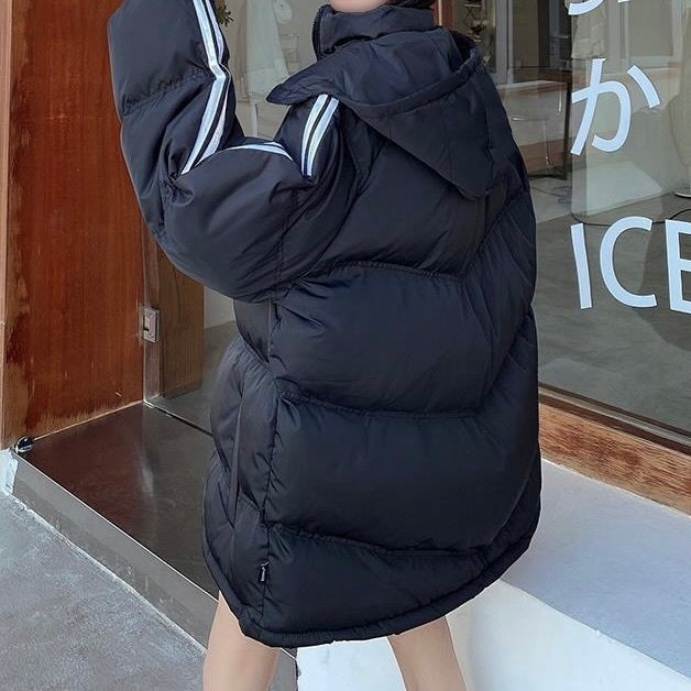 オーバーサイズ フード付き ダウンジャケット mry000425