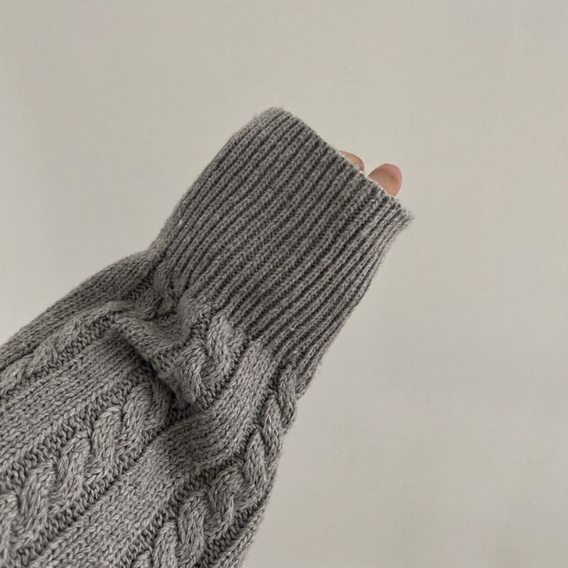 ハーフジップ カジュアルニット mry000492