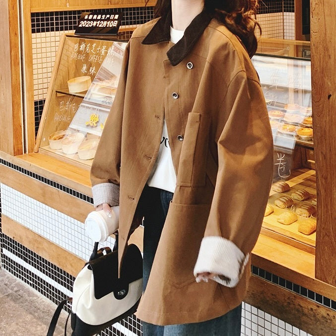 【Plaisir】ポケット ワークジャケット mry001504