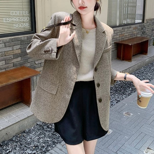 【Plaisir】ツイードジャケット mry001502