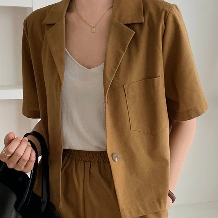 ハイウエスト ルーズ カジュアル セットアップ mry000025