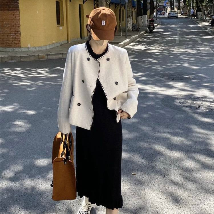 ニット フリル ワンピース mry000166