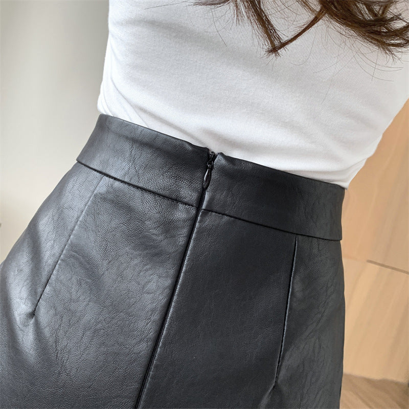 レザータイトスカート mry000353