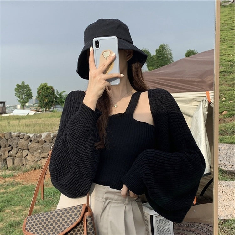 ショートニットセーター mry000299