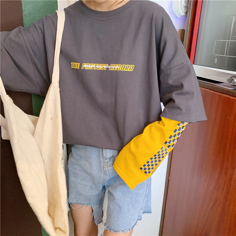 ルーズ レイヤードTシャツ mry000140