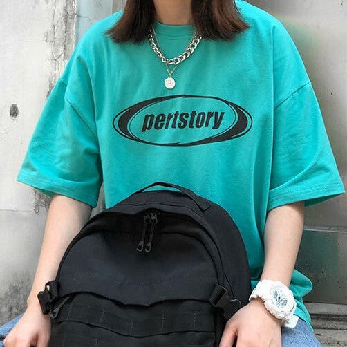 【送料無料】2023SS 半袖Tシャツ 韓国ストリート ルーズ ビッグTシャツ 韓国ストリート 韓国カジュアル mry000778