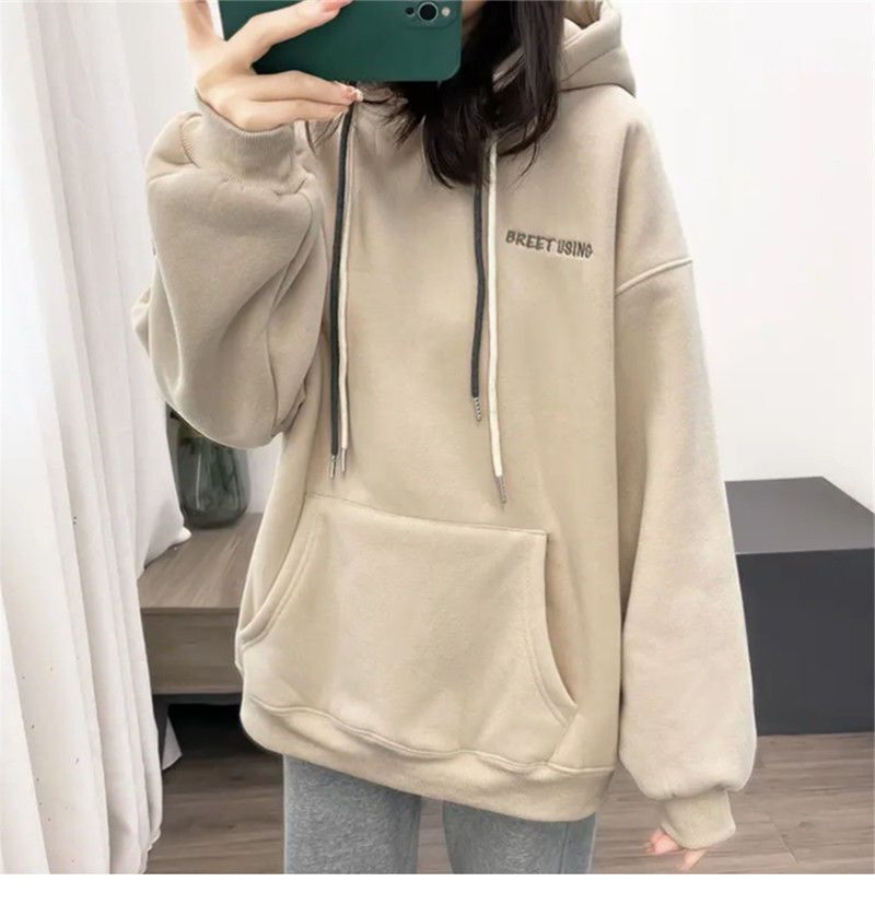 【送料無料】フード付き パーカー 3カラー 裏起毛 韓国カジュアル 韓国ストリート mry000551