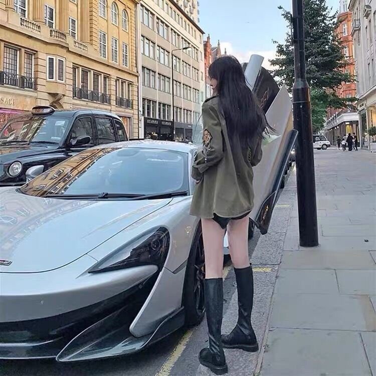 ローヒール ロングブーツ mry000452