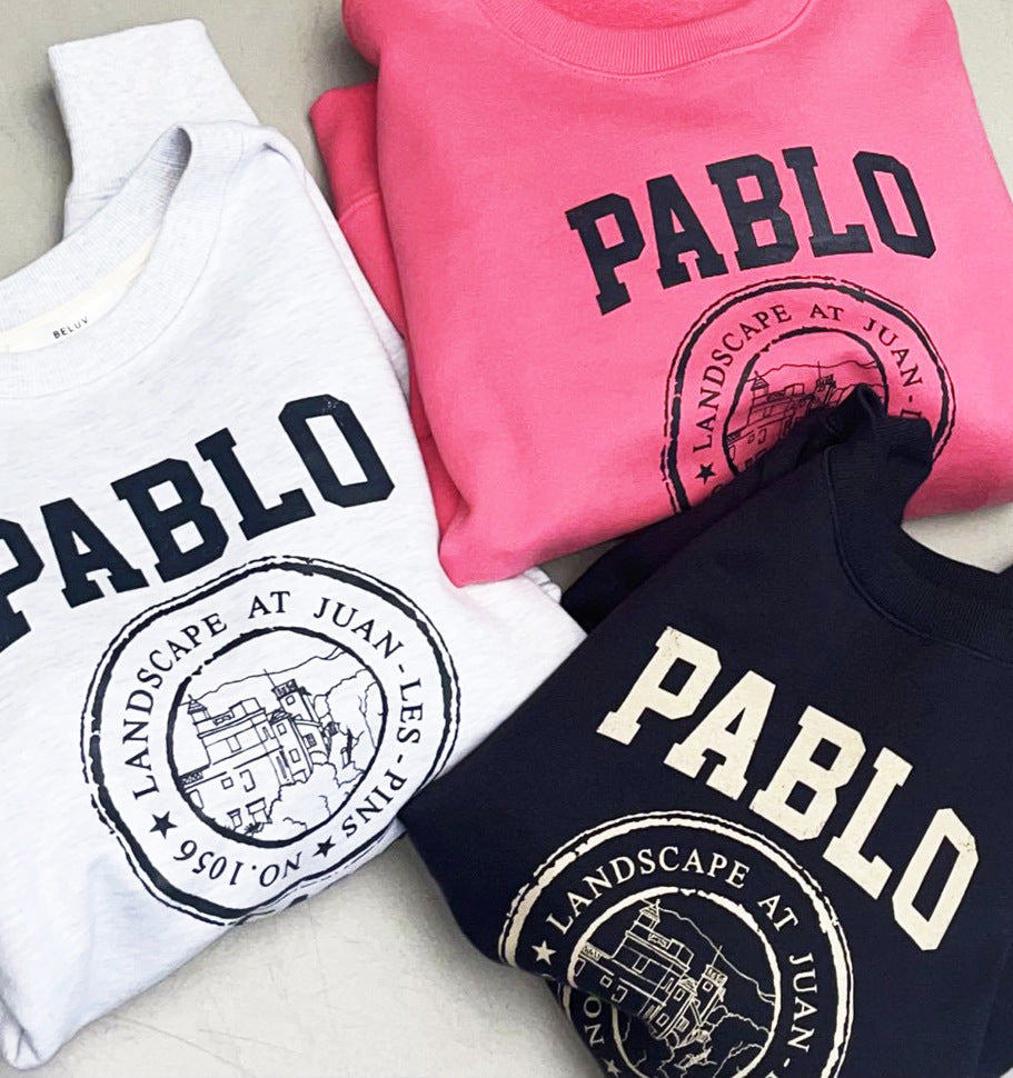 パブロプリント ルーズ スウェット mry000022