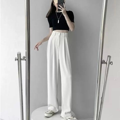 ハイウエスト スラックス 高品質 mry000394