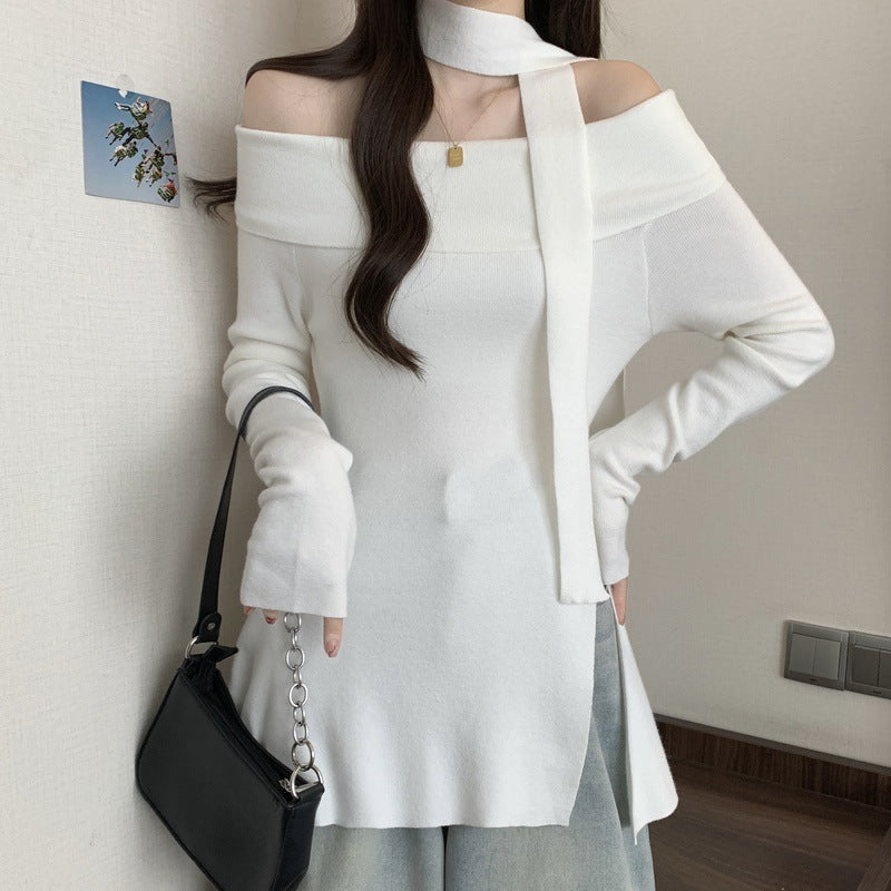 【Orchid / 送料無料】3カラー展開 韓国カジュアル 韓国デザイン オフショルダー セーター mry001111