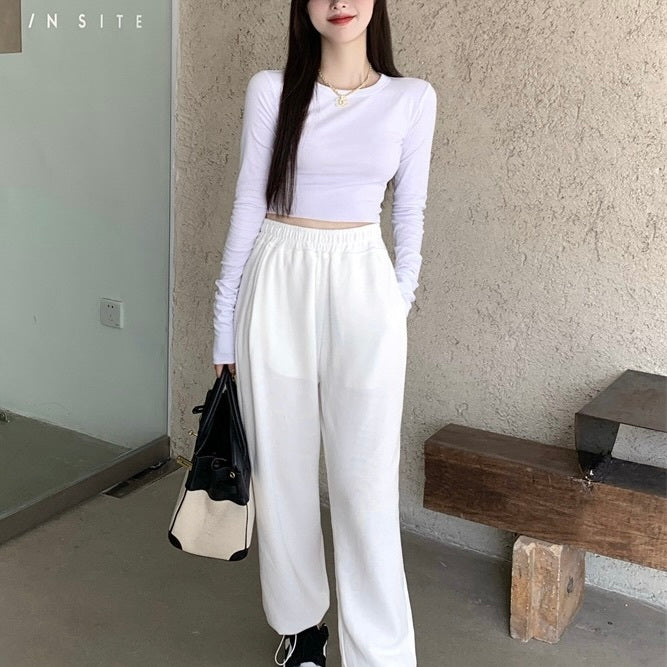 3カラー展開 ヨーロッパ 韓国ストリート 韓国カジュアル タイトフィット シャツ mry001180