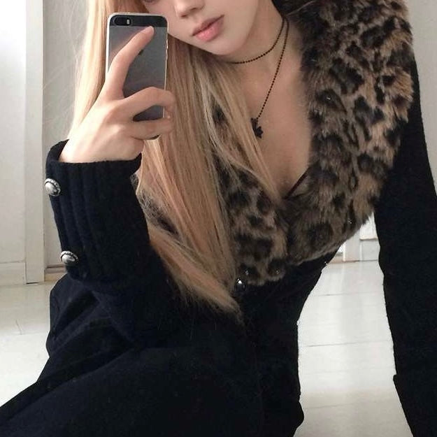 【Orchid】レオパード柄カーディガン mry001509