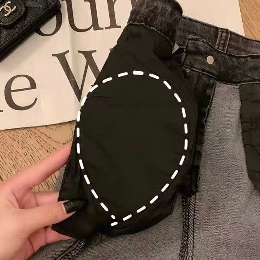 【Orchid】骨盤パッド デニム フレアパンツ mry001485