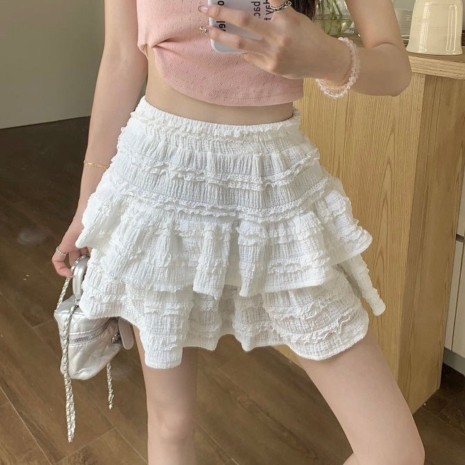 【Taéf】フリルスカート mry001546