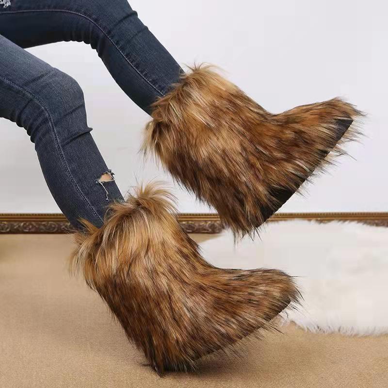 【評価★4.8以上/2color】Big Fur Boots mry001549