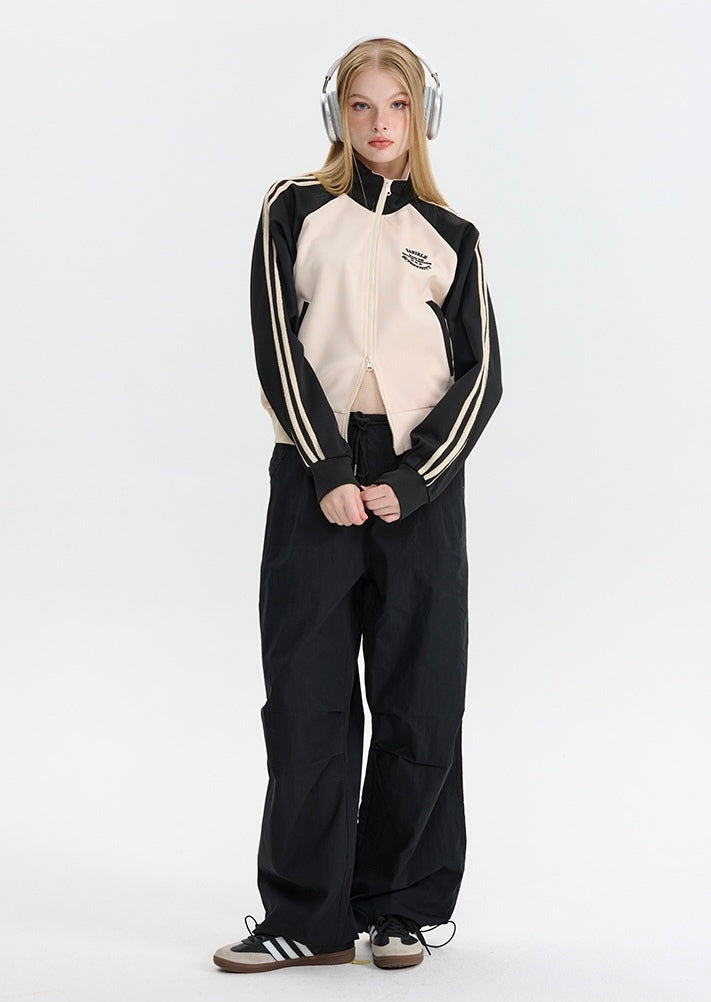 【2color】Elite Striped Track Jacket mry001642