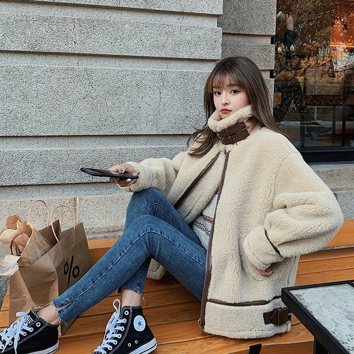 ムートンコート オーバーサイズ mry000342