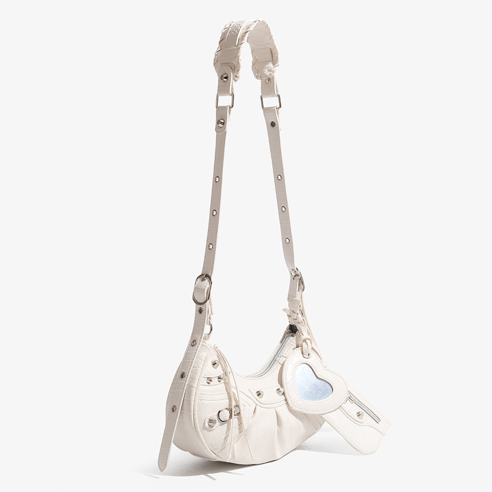 【今だけ限定価格 /4color】Moon Shape Biker Bag mry001599