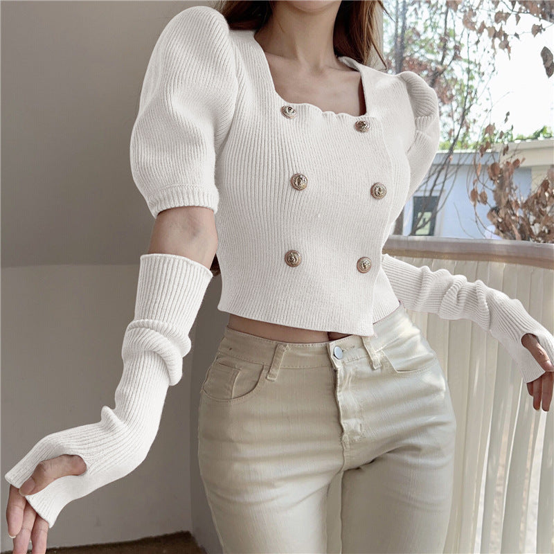 【送料無料】フレンチガーリー 春セーター 韓国ガーリー 2023トレンド mry000577