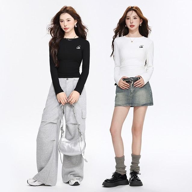 【特別価格/2color】Tight Fit Long Sleeve Top mry001123