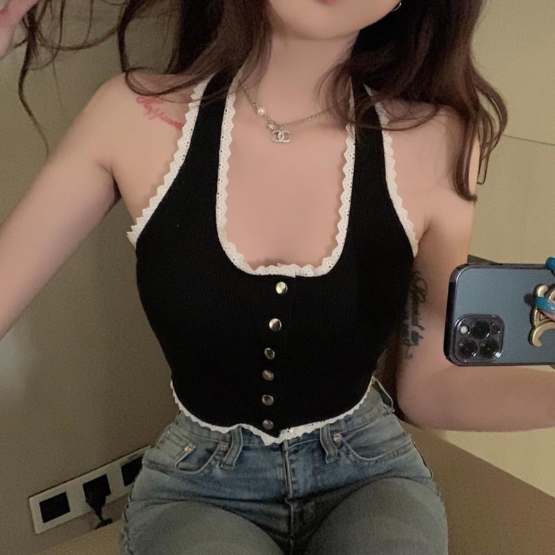 レース ホルターネック インナー チューブトップス mry000105