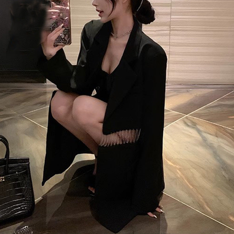 【Chéri】韓国ストリート 韓国カジュアル 韓国デザイン ブラック mry001178