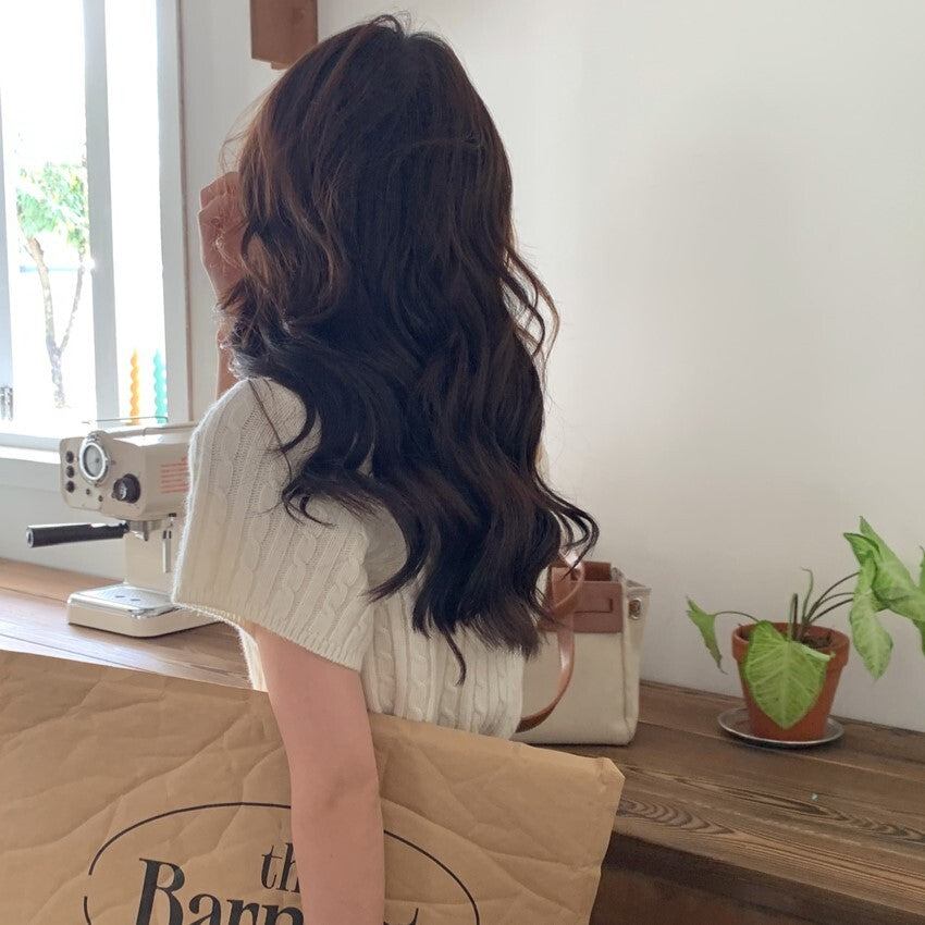 【送料無料】2カラー展開 スリムフィット 半袖 ニット Tシャツmry000636