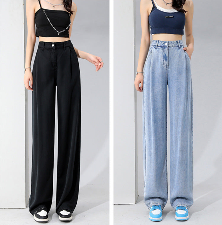 ハイウエストパンツ ワイドレッグmry000037