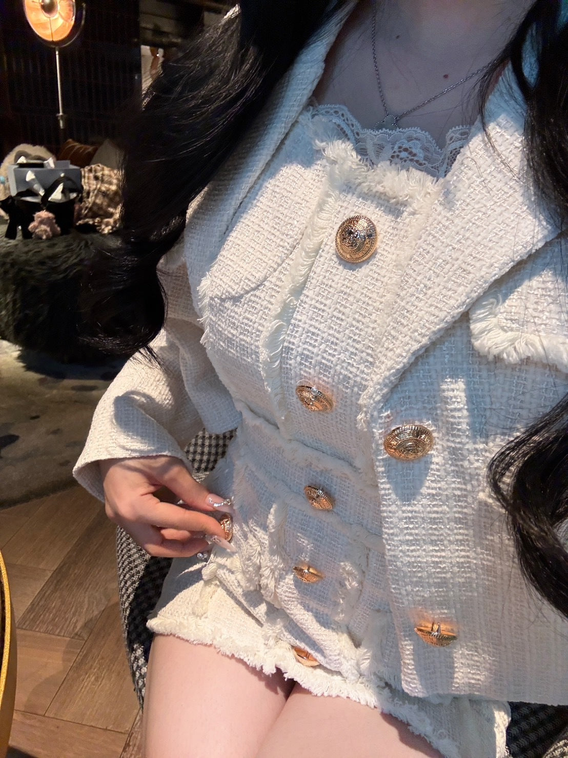 【Chéri】ツイードジャケット セットアップ mry001471