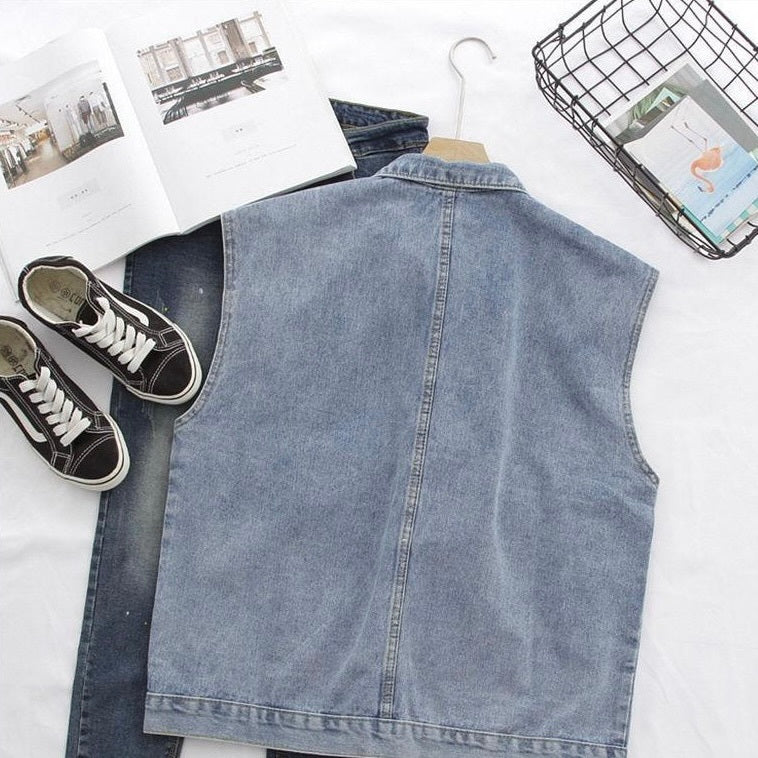 デニム ベスト 薄手 mry000146