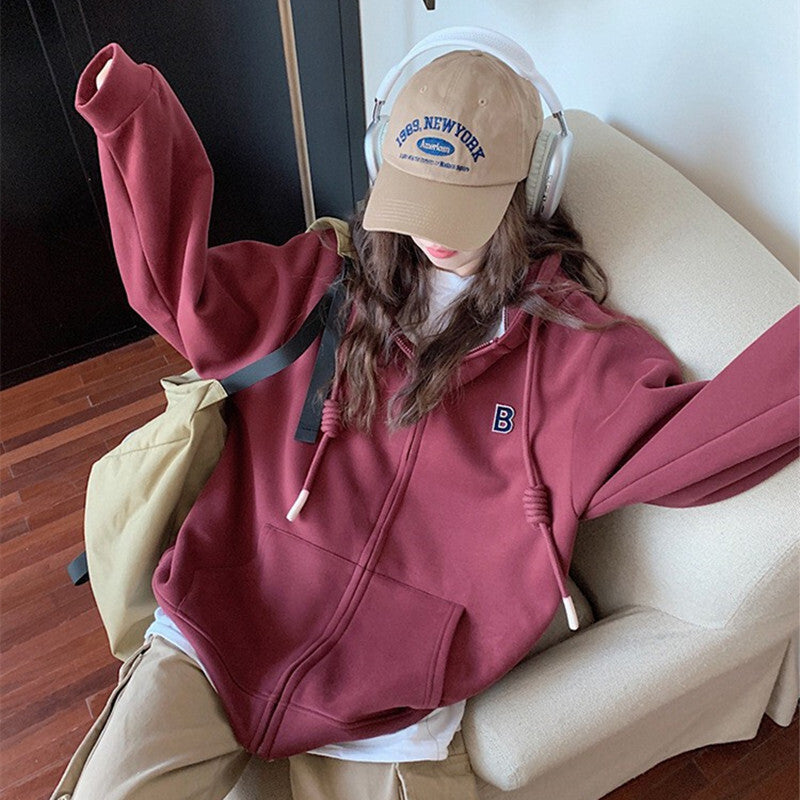 【送料無料】デザイン ロゴパーカー 4カラー 韓国ストリート 韓国カジュアル 韓国ガーリー mry000534