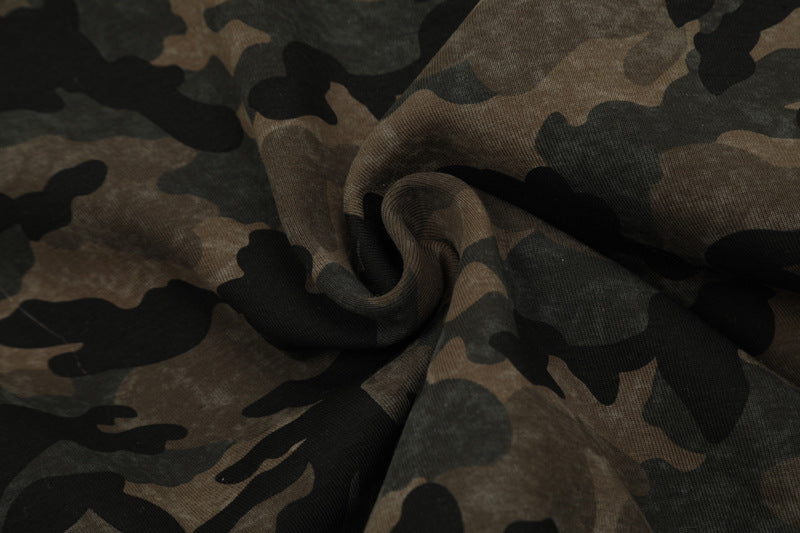 Camo Cozy Fur Jacket mry001638