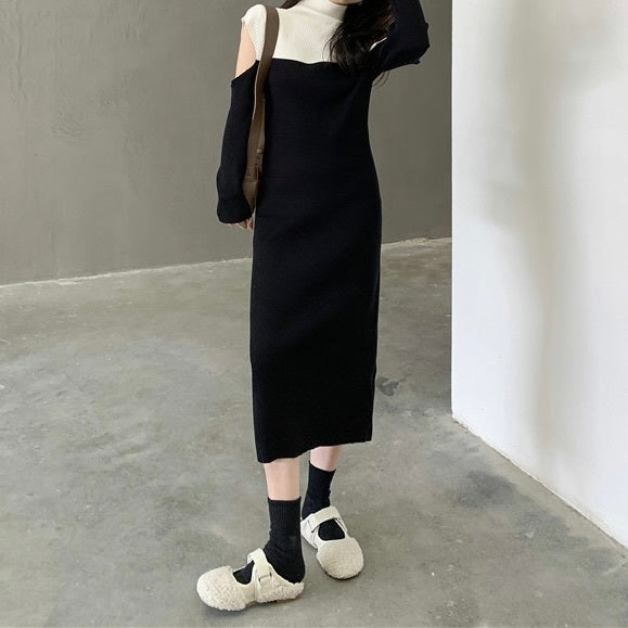 カットアウト セーターワンピース mry000251