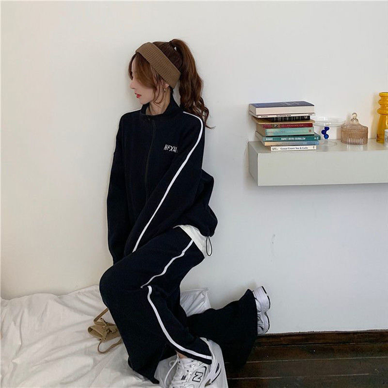 【送料無料】セットアップ 2カラー ルーズ 韓国ストリート 韓国カジュアル mry000598