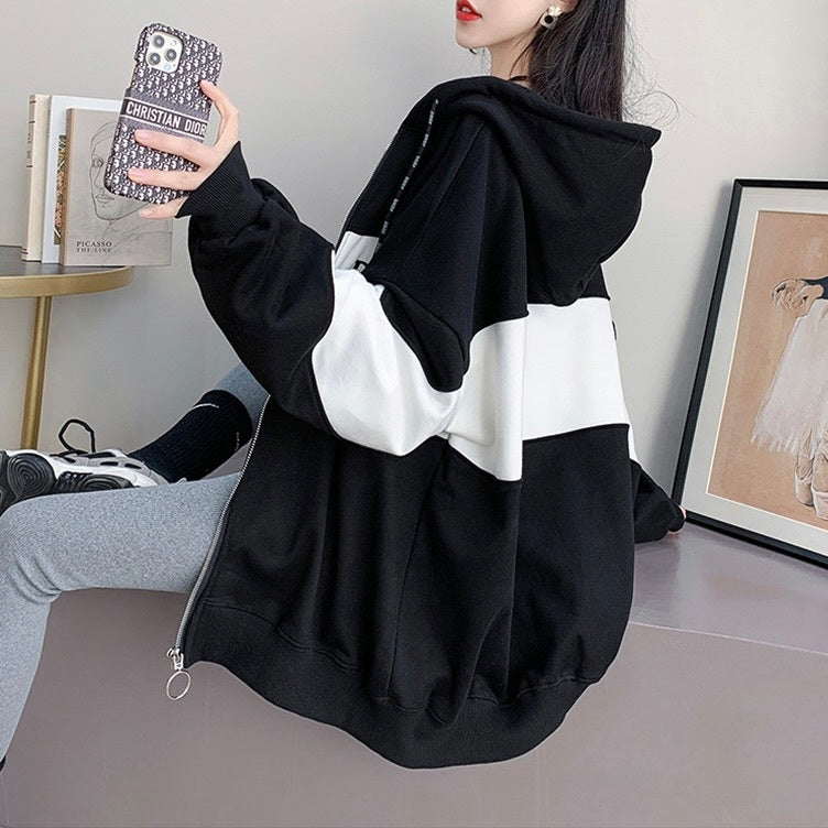 トレンド フード付き ジッパー ジャッケット パーカー mry000128