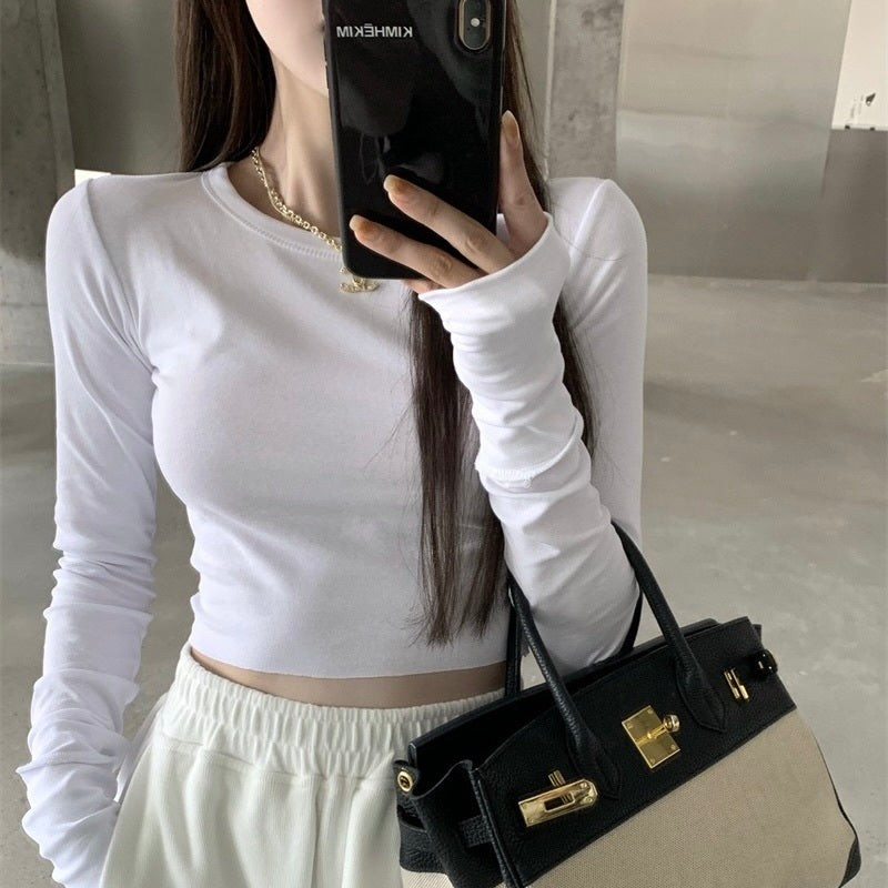 3カラー展開 ヨーロッパ 韓国ストリート 韓国カジュアル タイトフィット シャツ mry001180