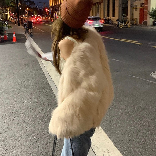 ボリューム ファーアウター mry000470