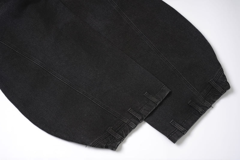 《評価★4.8超え💬✨》【COVER:FIT】 2color Extreme Wide-Leg Ripped Denim Pants mry001649