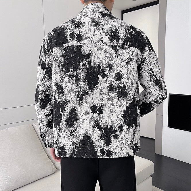 2カラー展開 韓国ストリート 韓国デザイン ヴィンテージ デニムジャケット mry001276