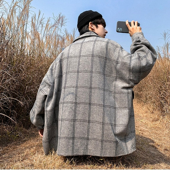 3カラー展開 アメリカン 韓国ストリート 韓国カジュアル コート mry001269