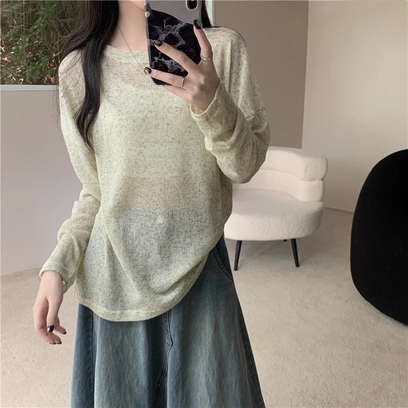 2カラー展開 アメリカン 韓国カジュアル 韓国ストリート トレンド シンプル ロングスリーブシャツ mry001350