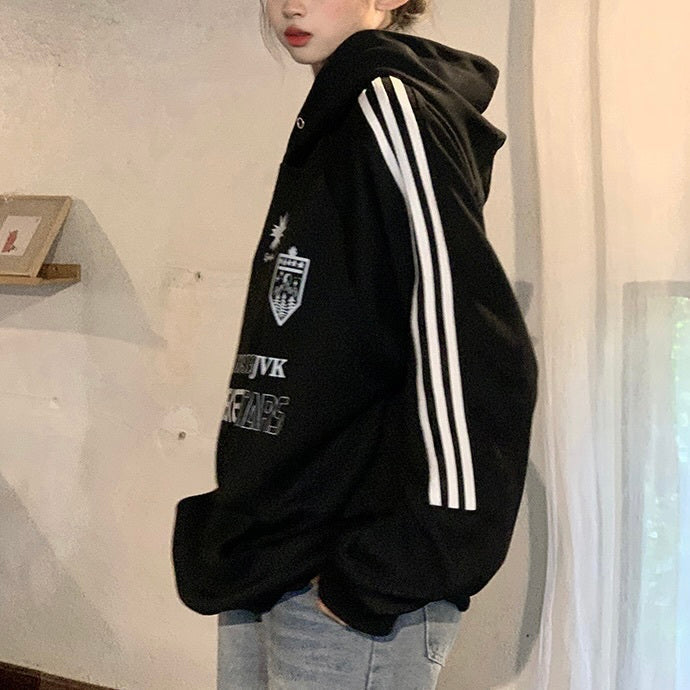アメリカン ヨーロッパ 韓国カジュアル 韓国ストリート ユニセックス オーバーサイズ プルオーバーフーディー mry001061