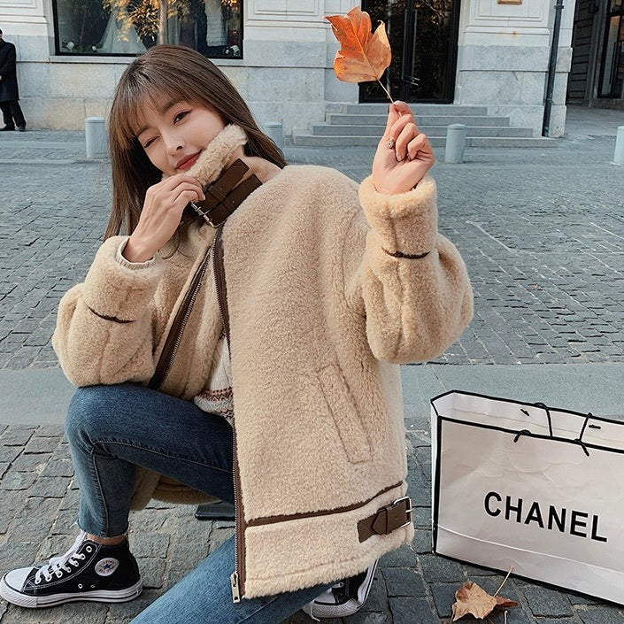 ムートンコート オーバーサイズ mry000342