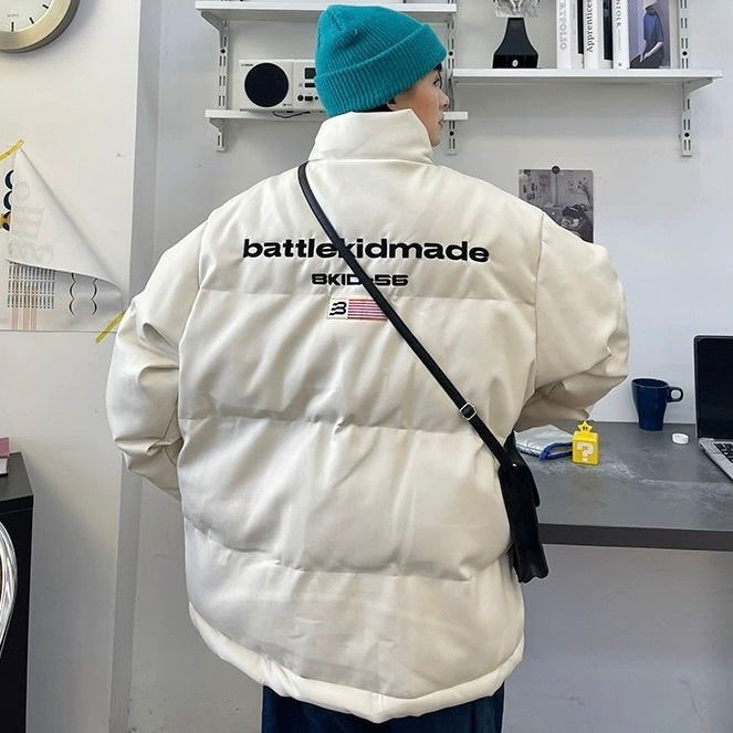 2カラー展開 アメリカン 韓国ストリート 韓国カジュアル トレンド オーバーサイズ ダウンジャケット mry001460