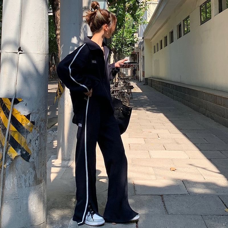 【送料無料】セットアップ 2カラー ルーズ 韓国ストリート 韓国カジュアル mry000598