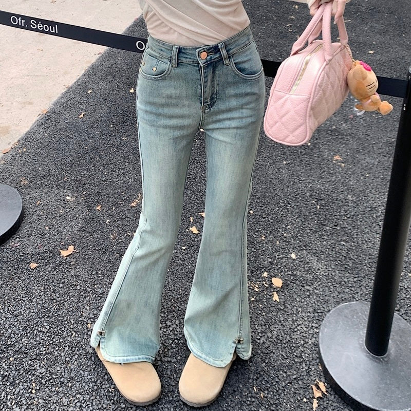 【Chéri】デニム フレアパンツ mry001481